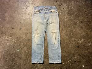 LEVI'S 80s 501 赤耳 ボタン裏524 スモールe vintage W33 L34 1980s リーバイス デニムパンツ