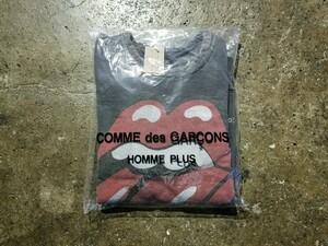 COMME des GARCONS HOMME PLUS 06ss lip & tongue USED processing sweat AD2005 Comme des Garcons Homme pryusRolling Stones