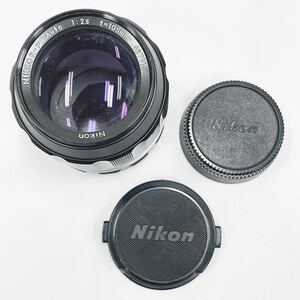 【現状品】Nikon NIKKOR - P Auto 1:2.5 f=105mm マニュアル フォーカス カメラレンズ 希少 当時物