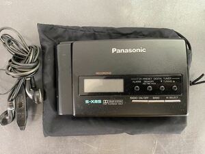 Panasonic S-XBS ポータブルカセットプレーヤー レコーダー パナソニック ラジカセ ジャンク品 B47A