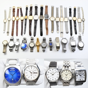 2.腕時計 30個セット●SEIKO/CITIZEN/PAUL SHMITH/FENDI/JUNGHANS/EXCEED 大量まとめ クオーツ コンビCOLOR ゴールド金 メンズ レディース