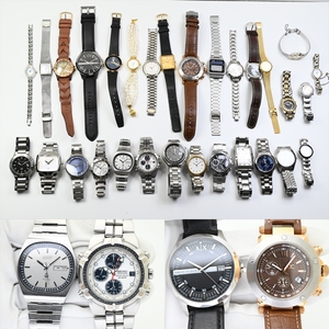 4.腕時計 30個セット●SEIKO/CITIZEN/AX/GUESS GC/SKAGEN/EXCEED/CASIO/TIMEX/ELGIN 大量まとめ クオーツ クロノグラフ デジタル ジャンク