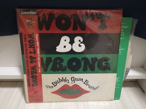 ■3点以上で送料無料!!レーザーディスク ESLU337 THE BUBBLE GUM BROTHERS WONT BE WRONG バブルガムブラザーズ LD 208LP6NT