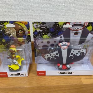 新品未開封 amiibo ウツホ マンタロー スプラトゥーン まとめ売り