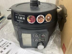 開封済未使用品　アイリスオーヤマ　電気圧力鍋2.2L KPC-MA2 ブラック　【4963】