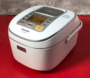 1円～　Panasonic　IH ジャー炊飯器　SR-HB106　ホワイト　2016年製　50/60Hz　0.5～5.5合炊き (1.0L)　動作可