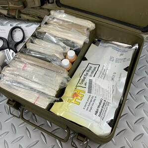 米軍実物 USN DLA1981/First Aid Kit ファーストエイドキット nar h&h skedco medical catの画像9