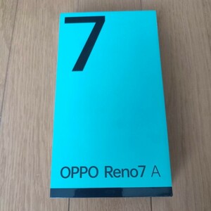 新品 未開封 OPPO Reno7 A ドリームブルー 本体 SIMフリー ①