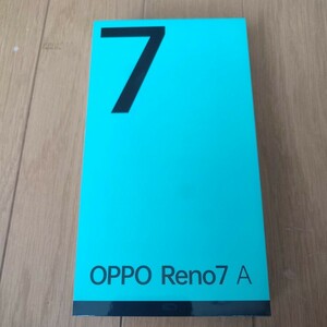 新品 未開封 OPPO Reno7 A ドリームブルー 本体 SIMフリー ②