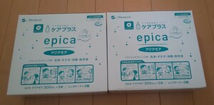 メニコン★エピカ アクアモア★（300mL×3本+レンズケース×3個）×2箱★未使用未開封★epica