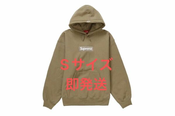 Supreme Box Logo Hooded Sweatshirt DARK SAND