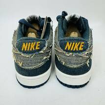 R209 未使用　NIKE/ナイキ DUNK LOW CL DENIM/ダンクロー デニム 304714-441/27センチ　レア　レトロ　05年_画像4