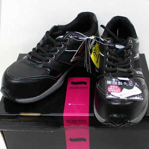 25.0cm ウルトラソール #101 MARUGO マルゴ ブラック 耐滑底 樹脂製先芯 安全靴 新品 未使用