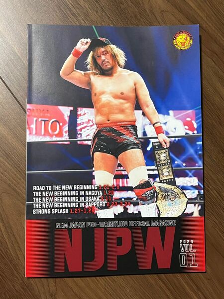 パンフレット　新日本プロレス　内藤哲也　1.4東京ドーム 〜２月９日までのパンフ 2024.vol.1 L・Ｉ・J SANADA