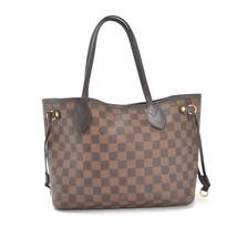 Y 1円スタート LOUIS VUITTON ルイヴィトン ダミエ ネヴァーフルPM LV トートバッグ PVC×レザー ブラウン ハンドバッグ_画像2