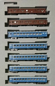 KATO 10-1450 10系 夜行急行「だいせん」 7両増結セット 旧形客車 動作確認済 スユニ60・マニ61はKATOカプラーN&ナックルカプラーに交換済