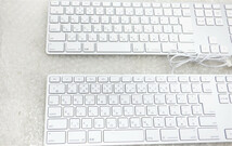 複数在庫　訳あり　Apple　純正　USBキーボード　A1243　日本語　テンキー付き 　2台セット　中古動作品　_画像4