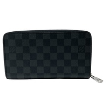 ルイヴィトン Louis Vuitton ジッピー オーガナイザー ダミエグラフィット (PVC / レザー) N63077 長財布 美品 中古_画像3