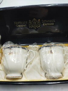 ○NOSTALGIE ISTANBUL ORIENT EXPRESS ペアーマグ NI-304 未使用品