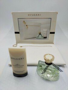 ●BVLGARI Mon JASMIN NOIR L'EAU EXQUISE モンジャスミンノワール オーエキスキーズ ブルガリ 香水50ml ローション75ml ポーチセット