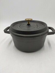 ☆STAUB LA COCOTTE ストウブ ココット ブラック 20cm 鍋 両手鍋 調理器具