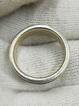 □TIFFANY&Co アトラス ナロー リング 指輪 シルバー 925 内径1.7cm_画像6