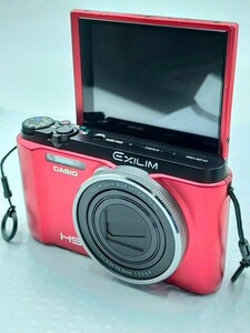 ☆CASIO EXILIM EX-ZR1000 HS レッド チルト式液晶 コンパクトデジタルカメラ コンデジ ※本体のみ