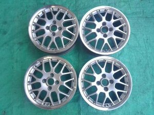 ★VW 6N ポロ 純正オプション BBS RS RS772 15インチ 6J＋45 PCD100 4H ハブφ57 M12 アルミホイール4本セット 個人宅配送不可