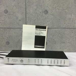 ◎【Technics/テクニクス】SH-4080 オーディオパワーセレクタ 1977年製 システムオールonスイッチ搭載 通電確認済み 当時物 オーディオ機器