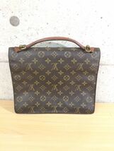 & ルイヴィトン LOUIS VUITTON モノグラム ハンドバッグ ビジネスバッグ モンソー 中古品_画像2