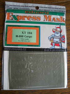 eduard Express MASK　XT104　M-998 Cargo　For REVELL kit　エデュアルド　1/35　M-998 カーゴトラック　レベルキット用