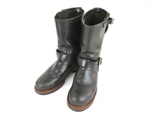 RED WING SHOES レッドウィング エンジニアブーツ 2268 ブラック メンズ 26cm アメリカ製 0215-034