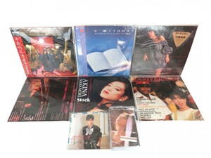 まとめ8点 中森明菜 LP『Stock』『ANNIVERSARY』『Cross My Palm』『ポシビリティ』EP『北ウイング』VHS『Apasionado』ハガキ付有 0227-013