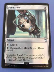 【MTG】【Foil】(244)《精神石/Mind Stone》[WHO] 英語版　1枚　マジックザギャザリング