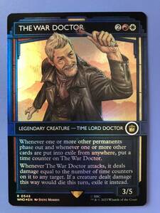 【AG-MTG】【Foil】(548)■ショーケース■《ウォードクター/The War Doctor》[WHO-BF]英語版　1枚　マジックザギャザリング