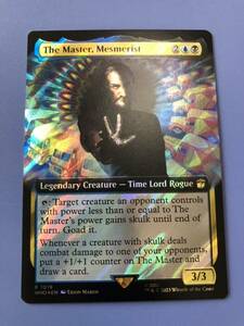 【AG-MTG】【サージ・Foil】(1019)■拡張アート■《催眠術師、マスター/The Master, Mesmerist》[WHO-BF] 金　英語版　1枚