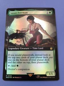 【AG-MTG】 【Foil】(400)■拡張アート■《スーザン・フォアマン/Susan Foreman》[WHO-BF]英語版　1枚