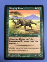 【AG-MTG】《突進するサイ/Charging Rhino》[POR] 英語版　1枚_画像1