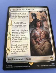 【MTG】【Foil】(015)《アンドロザーニの洞窟/The Caves of Androzani》[WHO] 英語版　1枚　マジックザギャザリング