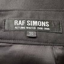 AW08 RAF SIMONS 立体ポケットスラックス ラフシモンズ_画像7