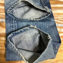 Y-1122 Levi's リーバイス 505 デニムパンツ W31 ユーズド加工 ストリート ジーンズ ジーパン_画像9