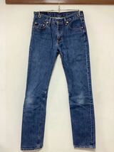 X-1126 Levi's リーバイス 551 デニムパンツ W28 スリムジーンズ ジーパン_画像1