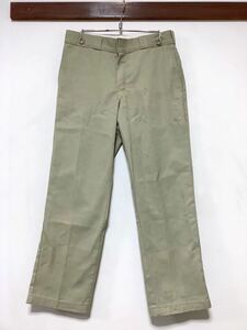 V-1170 Dickies ディッキーズ 874KH オリジナルフィット チノパン カラーパンツ W33 カーキ 