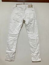 Y-1169 G-STAR RAW ジースターロウ 3301 SLIM ホワイトデニムパンツ スリムジーンズ W32 ストレッチ ジーパン_画像2