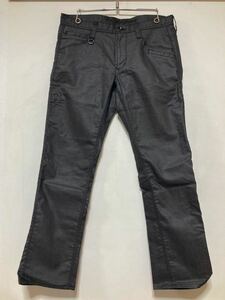 Y-1175 NICOLE CLUB FOR MEN ニコルクラブフォーメン ストレッチスラブツイルパンツ カラーパンツ 48 チャコールグレー 