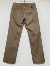 Y-1191 Dickies ディッキーズ カラーパンツ チノパン W28 ワークパンツ ブラウン_画像2