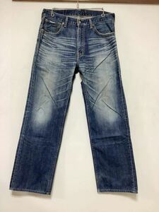 A-1224 Levi's リーバイス 703 デニムパンツ W32 ユーズド加工 ジーンズ ジーパン 