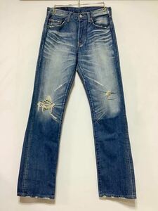 A-1231 Levi's リーバイス 501 デニムパンツ W29 ユーズド加工 ダメージ ジーンズ ジーパン