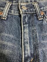 V-1106 Levi's リーバイス 533 デニムパンツ W29 ユーズド加工 ジーンズ ジーパン_画像7