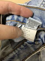 X-1124 USA製 CK Calvin Klein カルバンクライン デニムパンツ 7号 色落ち デニムパンツ ジーンズ レディース テーパード EASY FIT JEAN_画像5